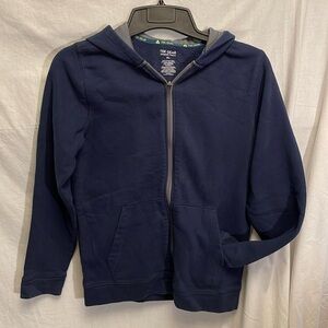 Tek Gear Youth XL Navy Zipper Hoodie